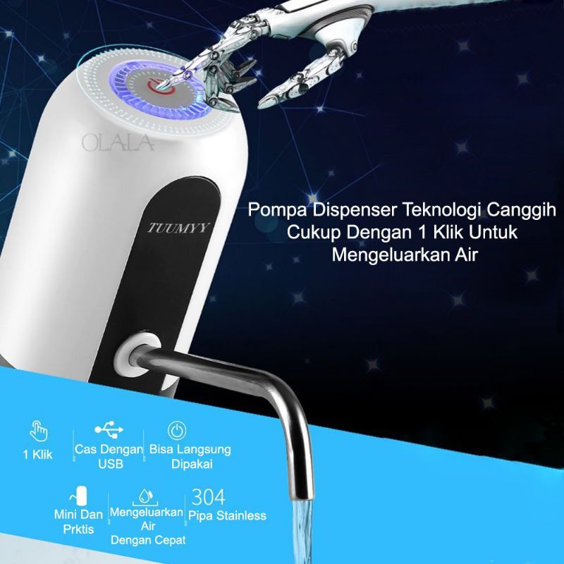 Jual Pompa Galon Elektrik Recharge Dispenser Air Galon Charge DISPENSER ...