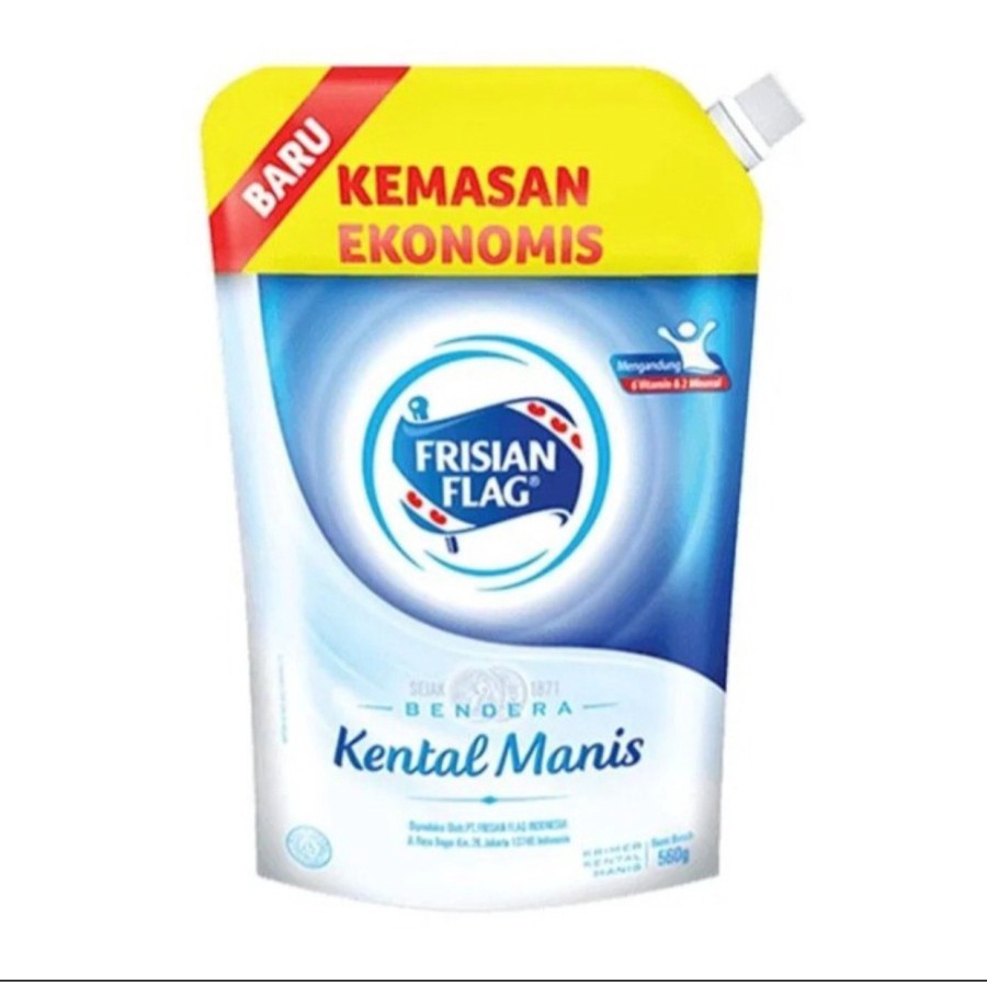 Jual Frisian Flag Putih 545gr Kental Manis Susu SKM Bendera | Shopee ...