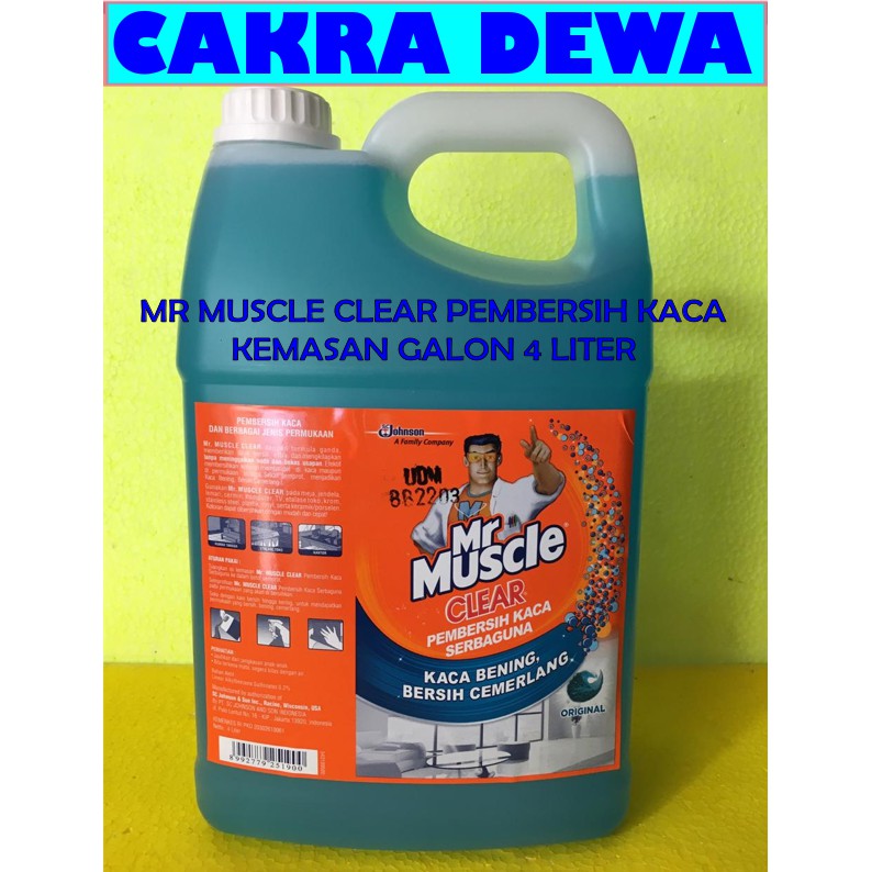 Jual Pembersih Kaca Rumah Dan Stainless Mr Muscle Clear Liquid Blue