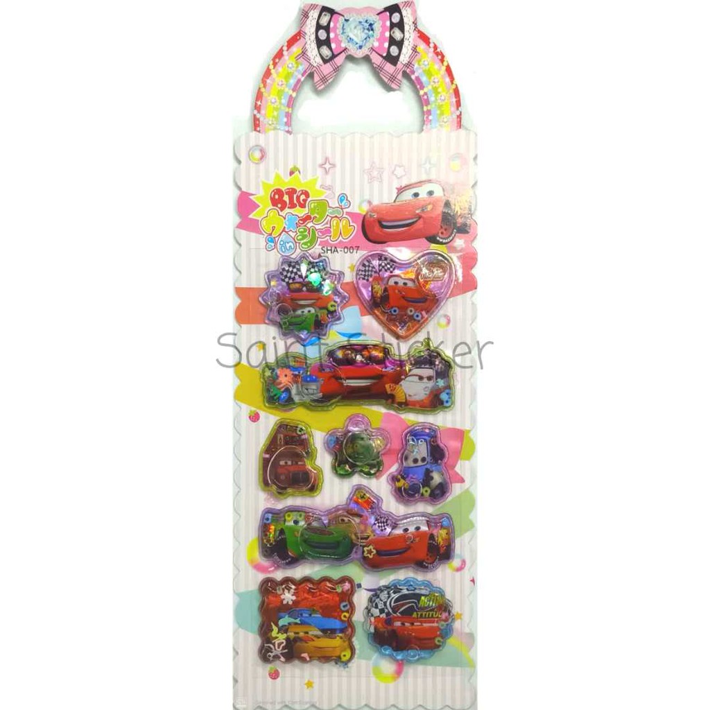 Jual Bubble Sticker Stiker Air Timbul Anak 3D Karakter Kartun Disney ...