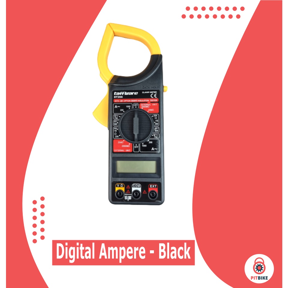Jual TAFFWARE Multitester Digital Clamp Tang Ampere Meter Multimeter ...