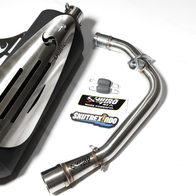 Jual Knalpot Shijiro Standard Racing Vespa | Shopee Indonesia