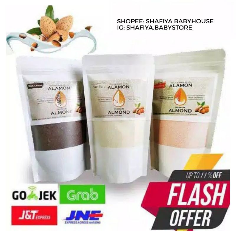 Jual Alamon Asi Booster Premium Susu Bubuk Almond | Shopee Indonesia