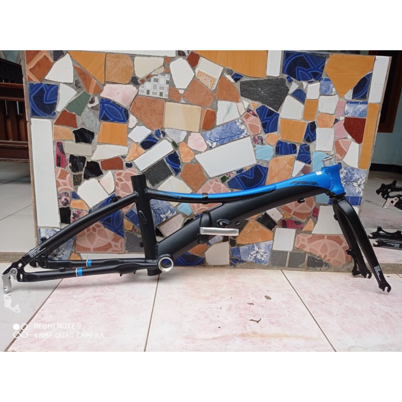 Jual Frame sepeda lipat seli FXsaga 20inc alloy | Shopee Indonesia