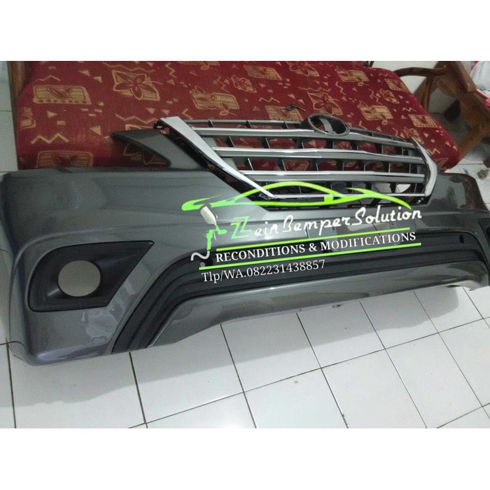 Jual Bemper Innova Depan Set Grill 2015 Grey / Abu ( Bisa Untuk Upgrade ...