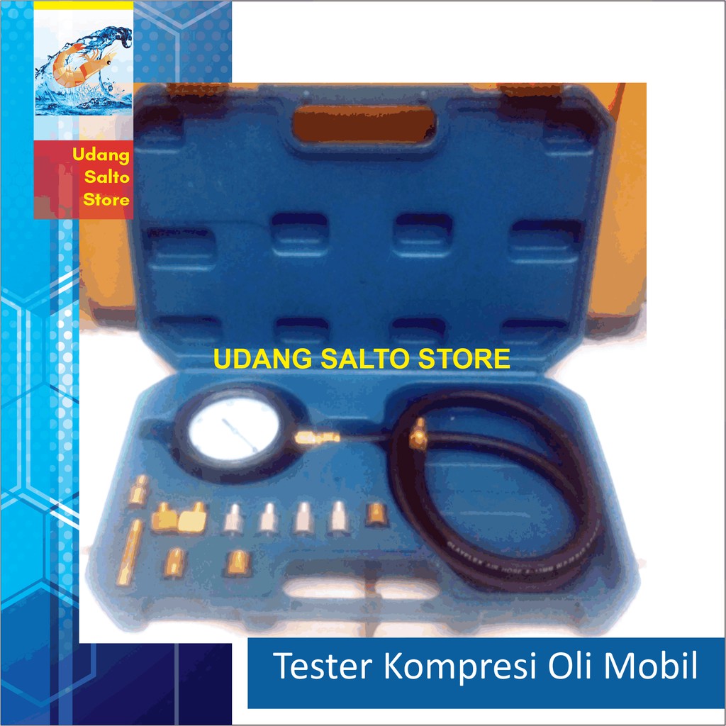 Jual Oil Compression Tester Kit Alat Tester Kompresi Oli Mobil atau ...