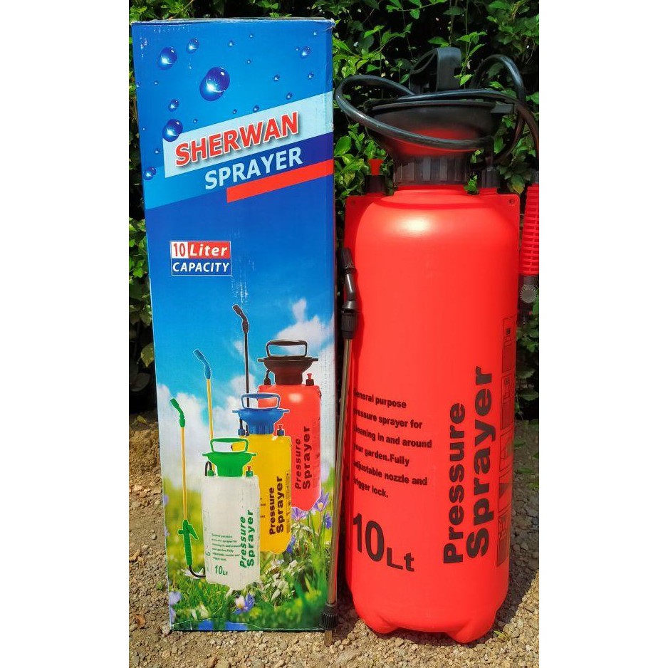 Jual Sprayer Pressure 10 Liter Tangki Semprot Gendong | Shopee Indonesia