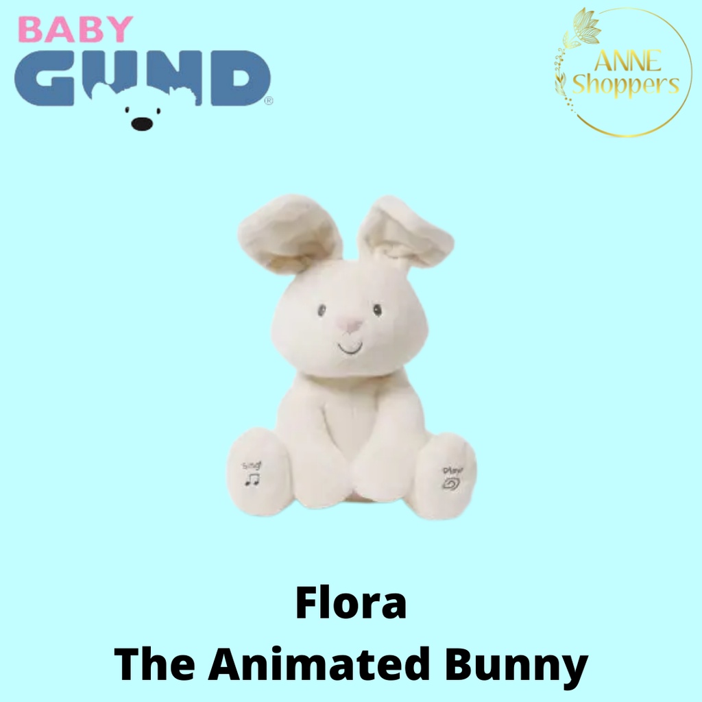 Jual Baby Gund Flora The Animated Bunny - Boneka Bersuara Anak | Shopee ...