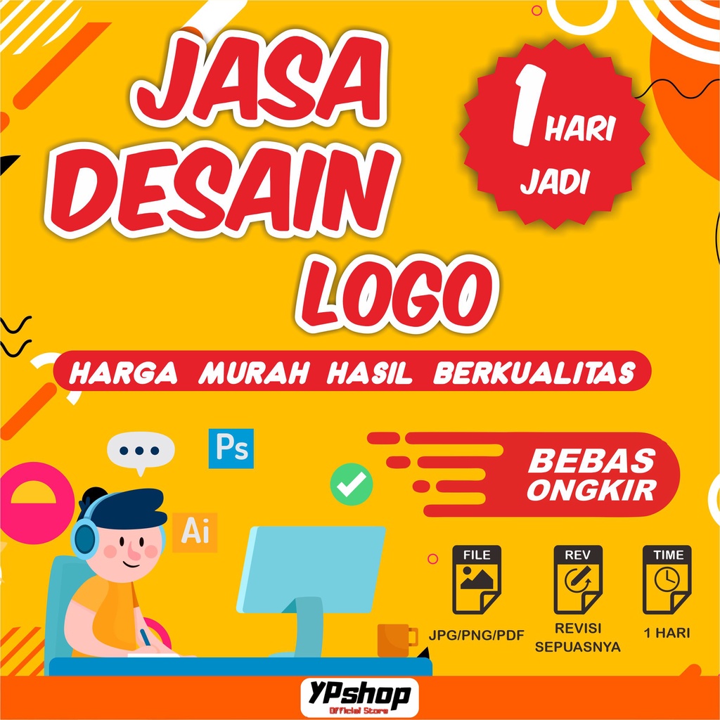 Jual Jasa Desain Logo Logo Olhop Logo Cafe Logo Snack Shopee