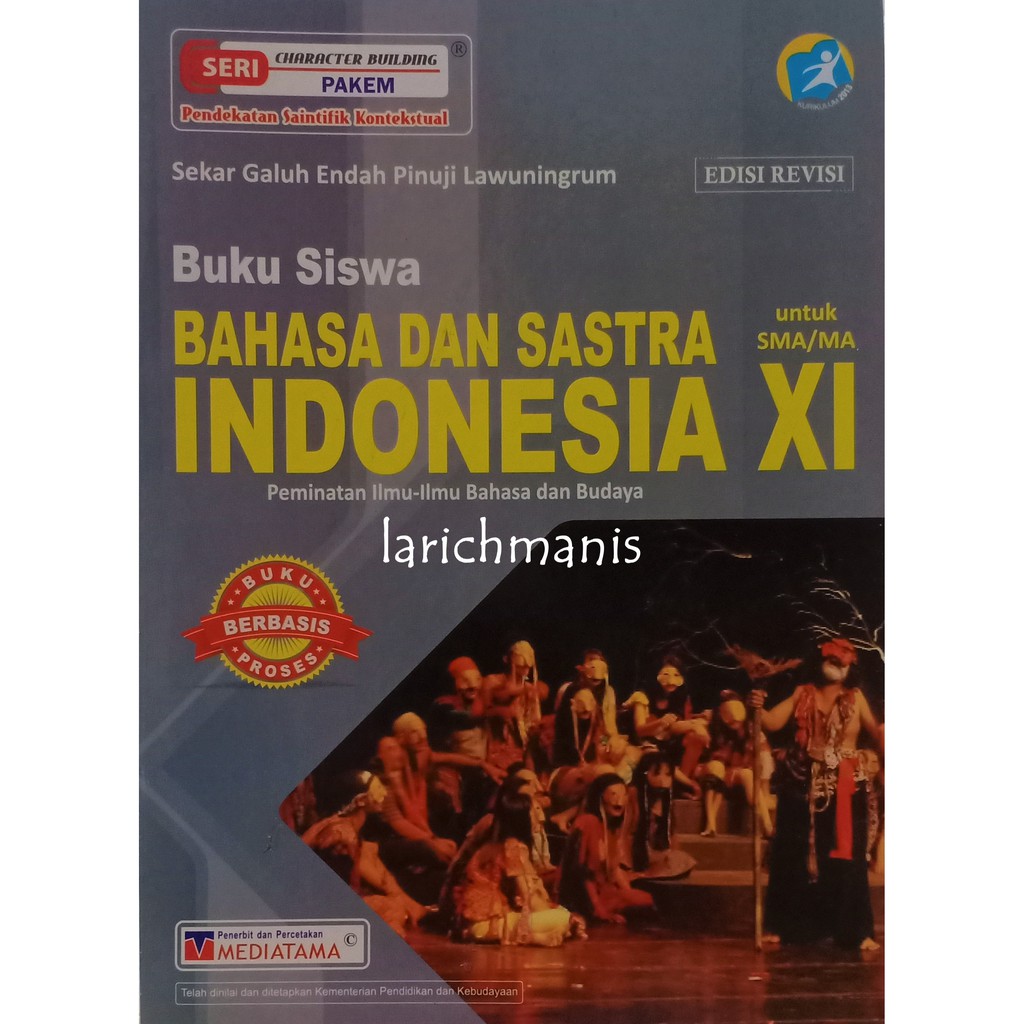 Jual BUKU BAHASA DAN SASTRA INDONESIA KELAS XI MEDIATAMA | Shopee Indonesia