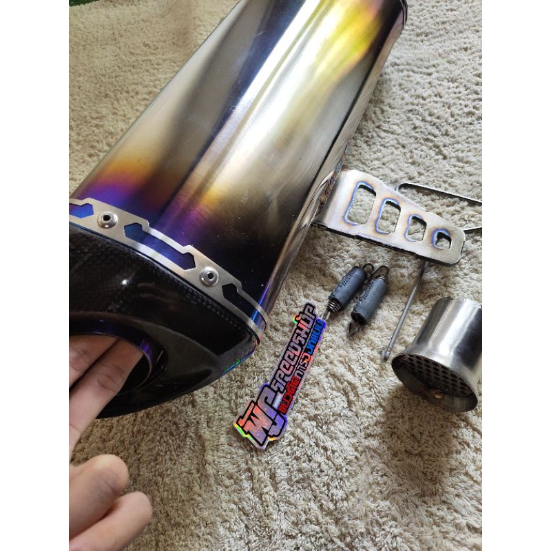 Jual knalpot GP racing Xmax full titanium dan full system | Shopee ...