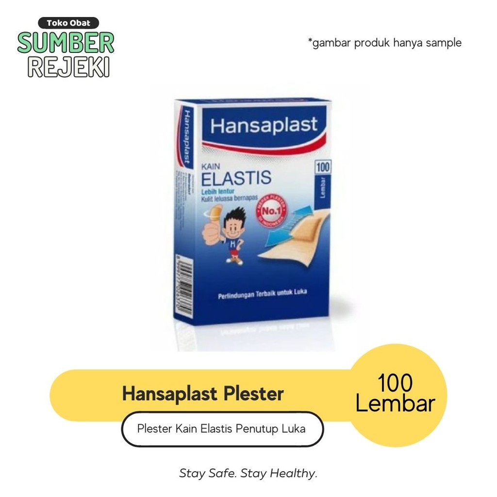 Jual Hansaplast Kain Elastis Plester Luka Box Isi Lembar Shopee