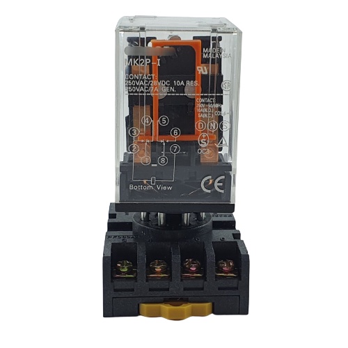 Jual Relay MK2P AC 220V 8 pin Riley MK2P-I 220 Volt 8p 10a | Shopee ...
