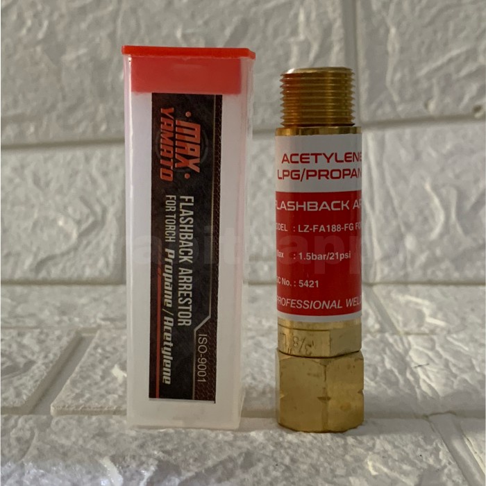 Hot Max 24011 Flashback Arrestor Set - Torch End For Oxygen/Acetylene, With Check Valves - View #11
