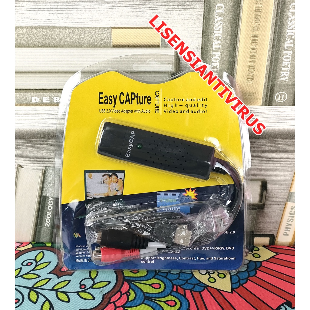 Jual Easycap Easy Cap Video Capture Usb Dvd Av Capture Video Card Adapter Shopee Indonesia