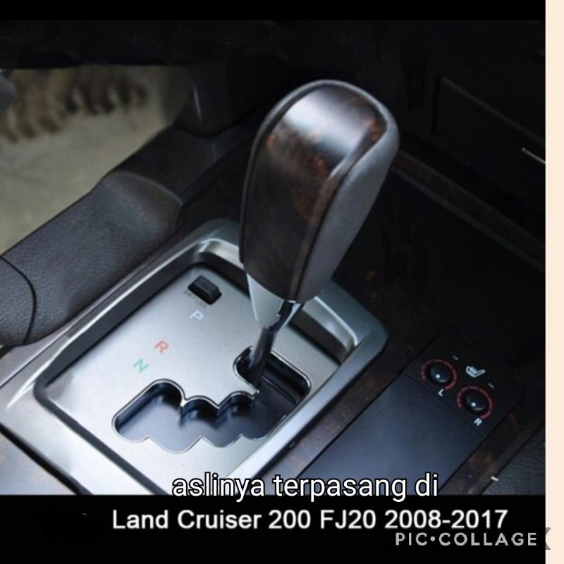 Jual shift knop gear knob AUTOMATIC motif KAYU innova fortuner hilux ...