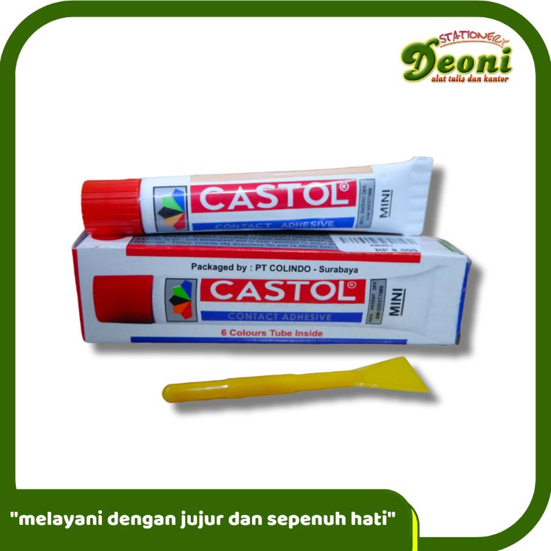 Jual Castol Contact Adhesive 14cc / Lem Kuning | Shopee Indonesia