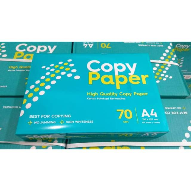 Jual Kertas Hvs Copypaper A4 70 Gsm Dan F4 70 Gsm Per Rim 500 Lembar