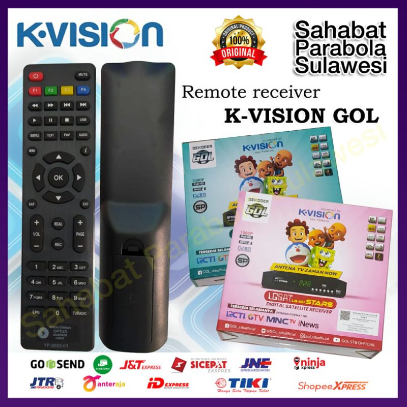 Jual REMOTE RECEIVER K-VISION GOL OPTUS GARDINER LGSAT | Shopee Indonesia