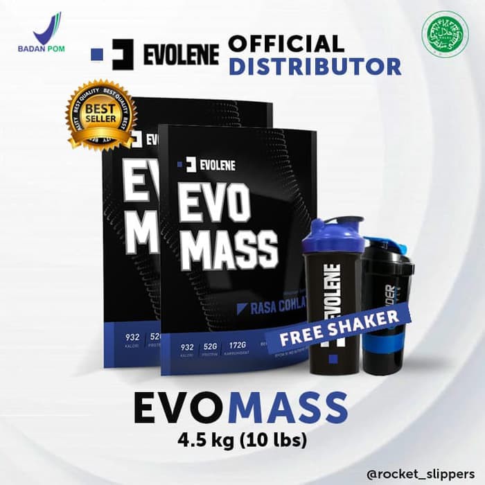 Jual EVOMASS EVOLENE Evomas Evo Mass 4,5kg 10 lbs 4.5 kg Coklat ...