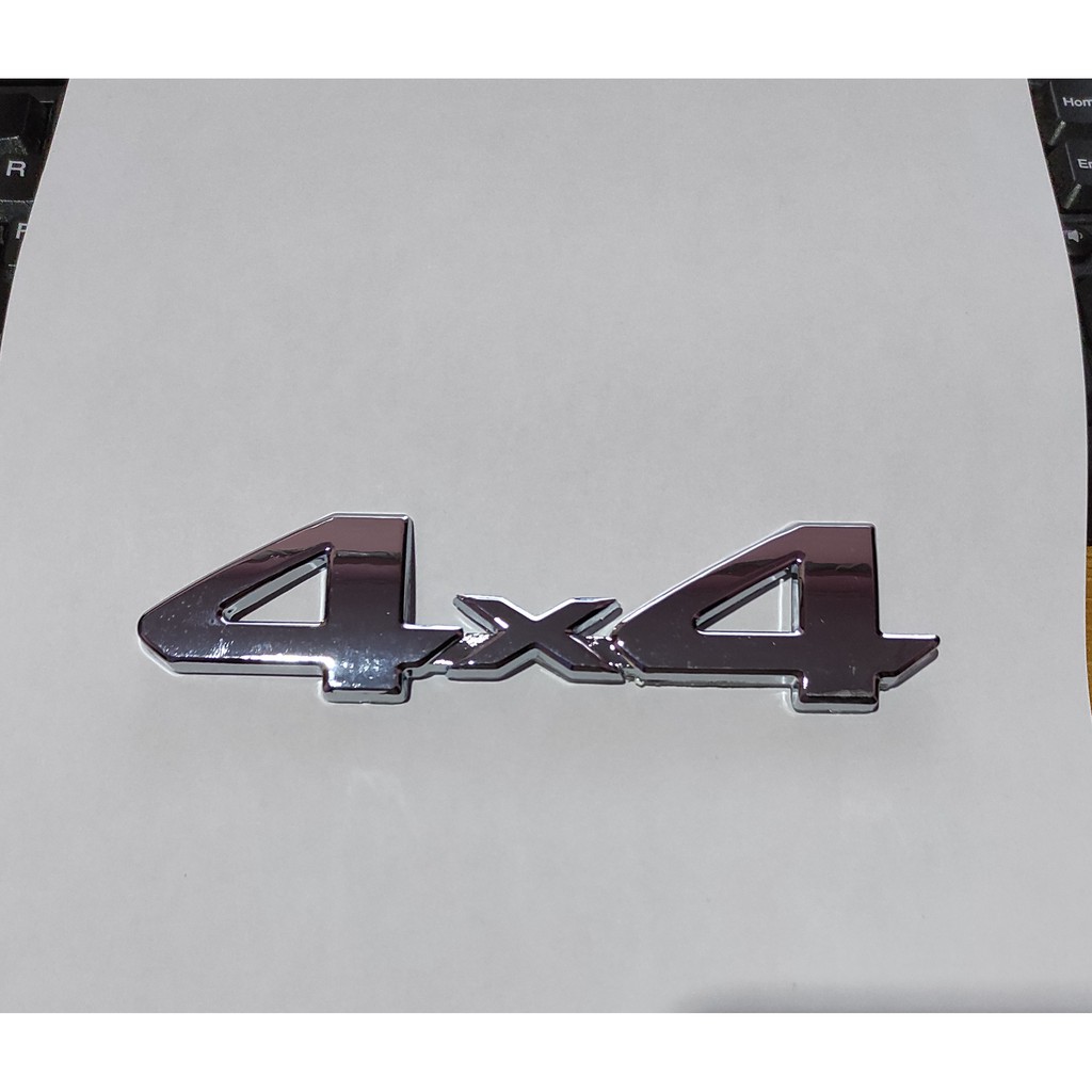 Jual Emblem Mobil Logo Tulisan 4x4 Chrome | Shopee Indonesia