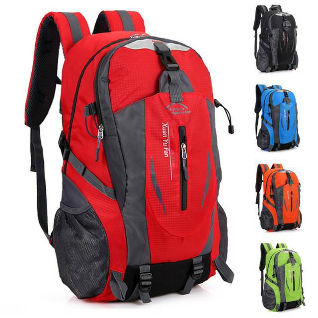 Tas Ransel Gunung Backpack daypack outdoor Carrier cowo/cewek Jalan Travel waterproof 40L Import