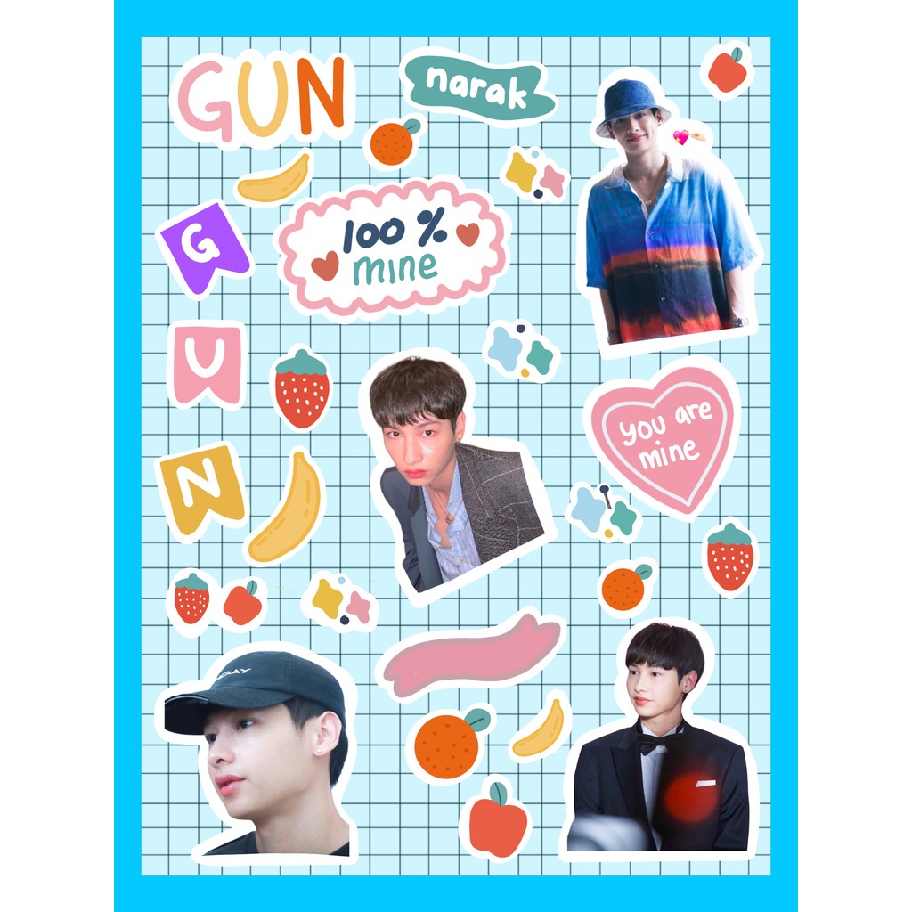 Jual Sticker Thailand GMM Boys 2021 