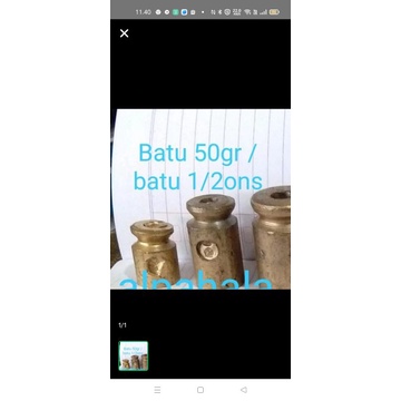 Jual Timbel 50gr/ Timbel 1/2ons/ Batu timbangan 50gr/ 1.2ons | Shopee ...