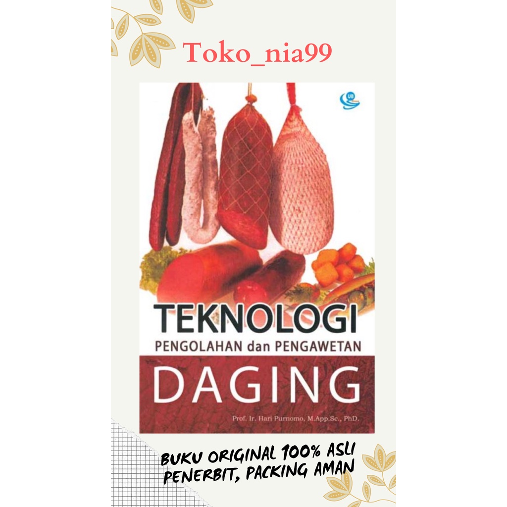 Jual Teknologi Pengolahan dan Pengawetan Daging PRODUK ORI UB PRESS ...