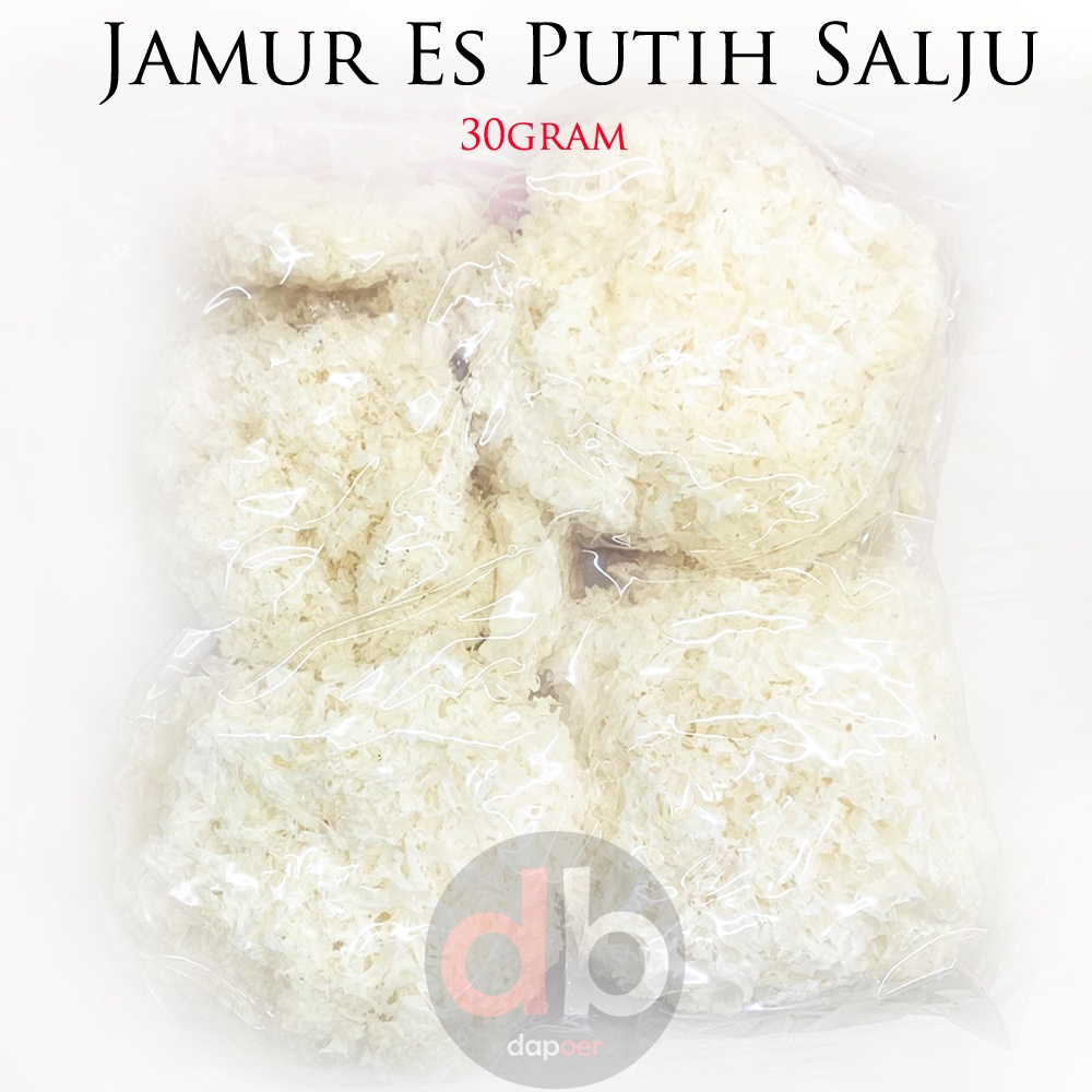 Jual Jamur Putih Salju Jamur Es Bai Mu Er Shopee Indonesia