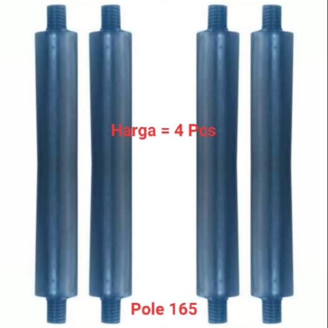 Jual 4Pcs Pole 165 Hitam, Tiang Rak TV, Tiang Meja TV | Shopee Indonesia