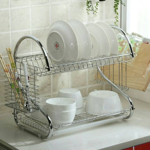 Jual Rak piring stainless | Shopee Indonesia