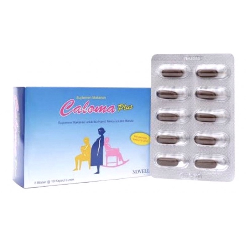 Jual CALOMA PLUS 1 BOX 60 TABLET / 1 STRIP 10 TABLET | Shopee Indonesia