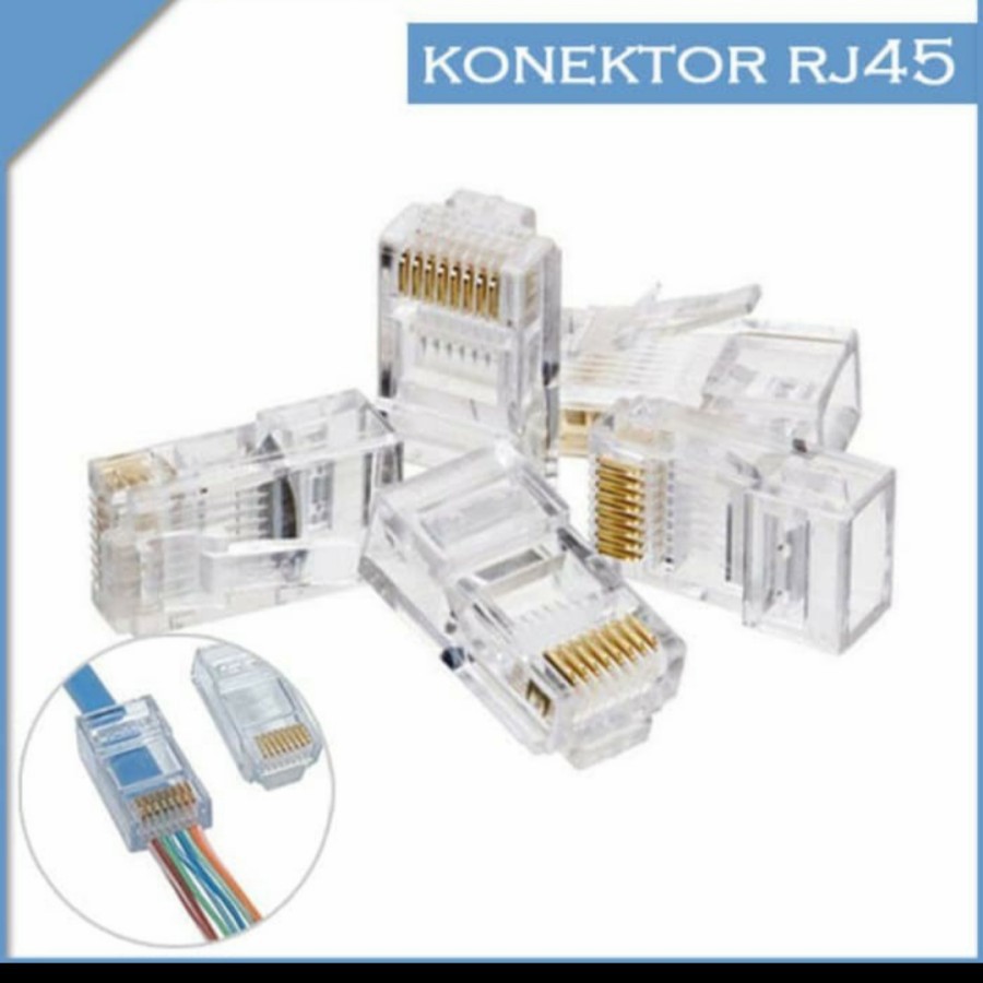 Jual Konektor Rj45 / Connector Rj45 / Rj 45 TOP | Shopee Indonesia