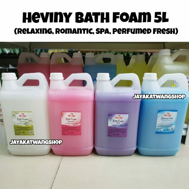 Jual HEVINY Bath Foam 5 L (Jurigen 5 Liter) | Shower Gel Sabun Mandi ...