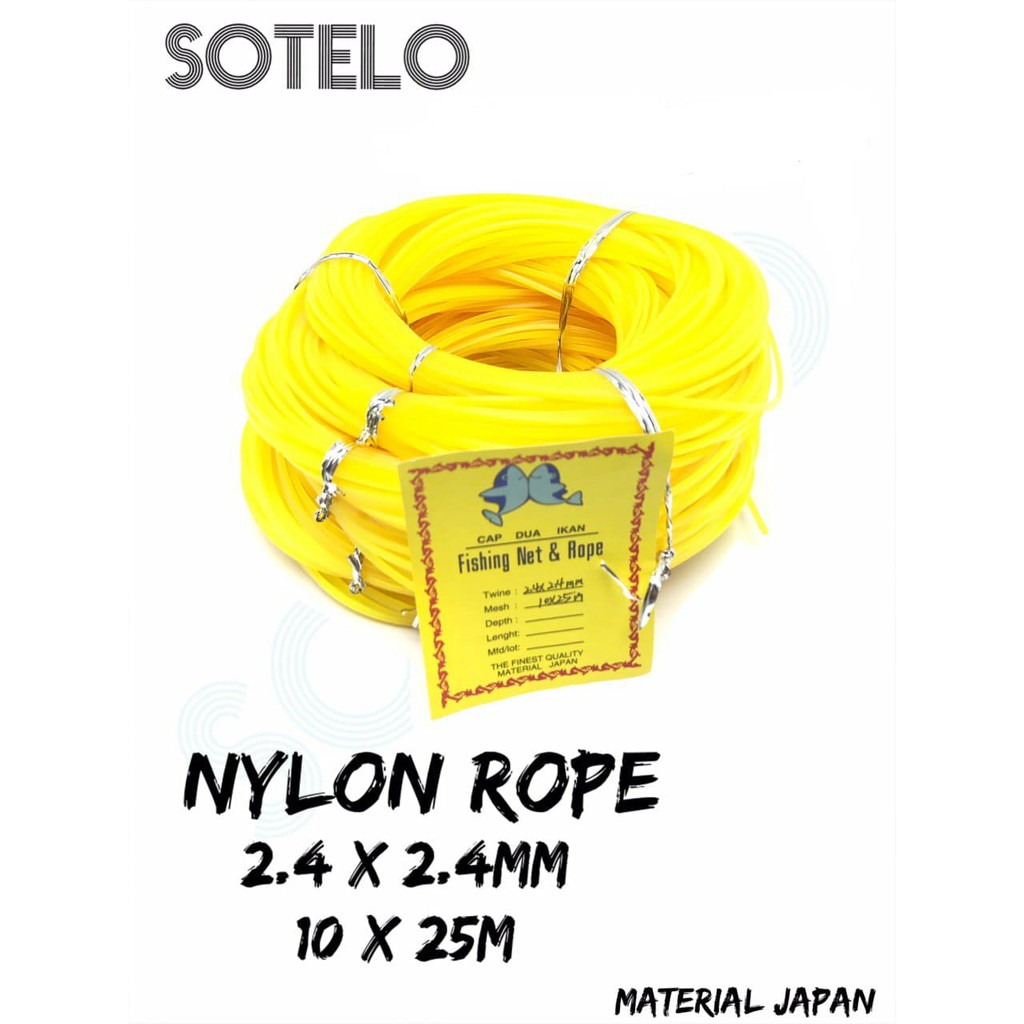 Jual SENAR / NYLON ROPE POTONG RUMPUT CAP DUA IKAN (Model KOTAK ...