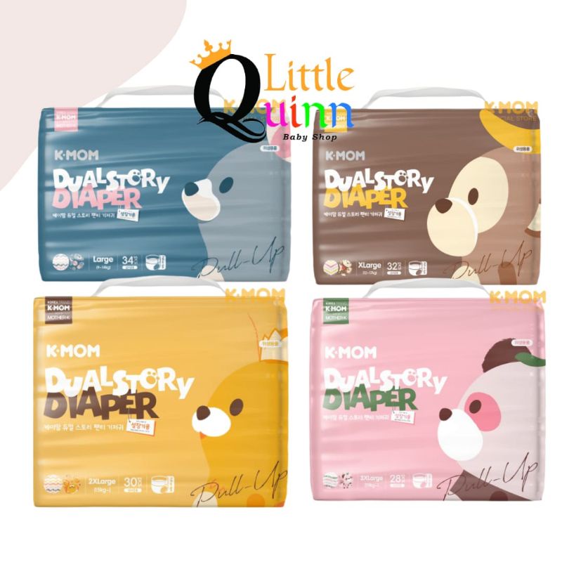 Jual K MOM Dual Story Band KMOM Diapers Popok Bayi Pants size L-3XL ...