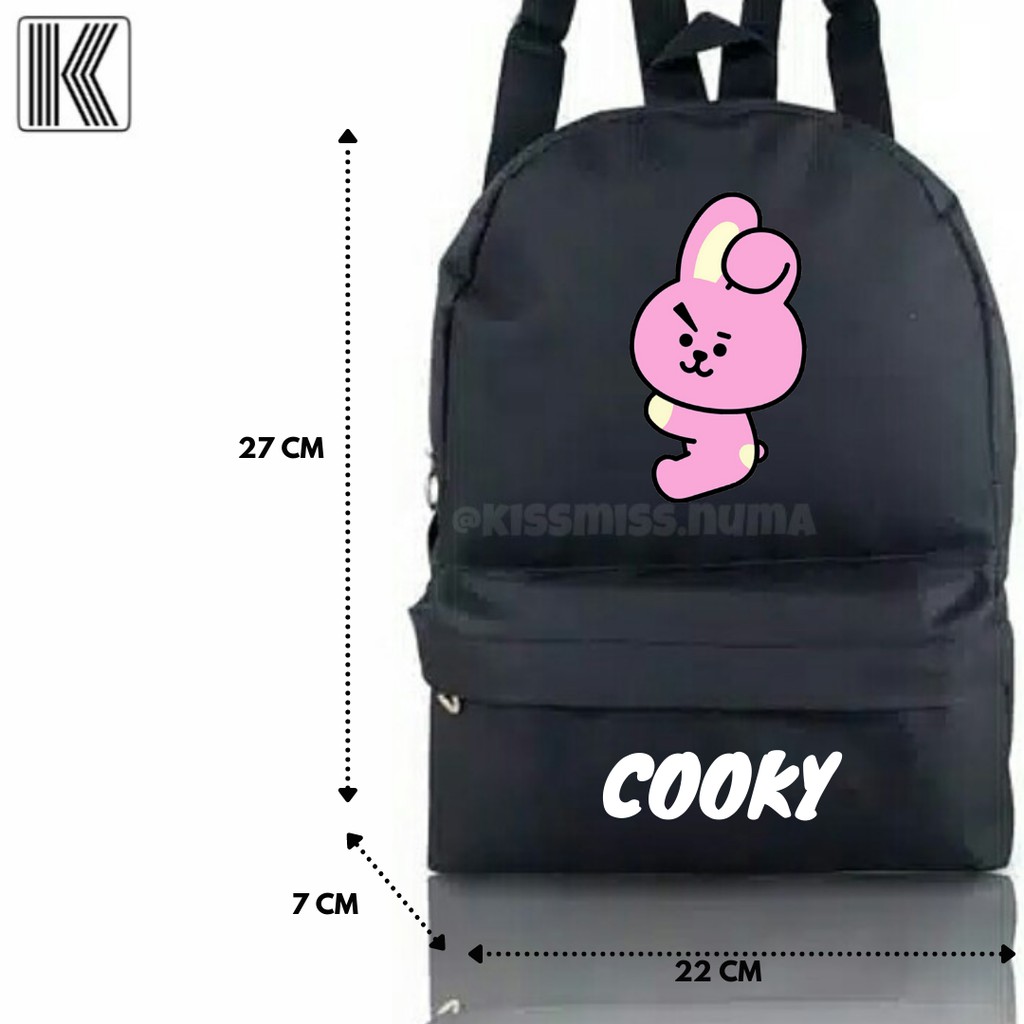 Jual PROMO TAS BTS. RANSEL JIMIN . BTS BAG .TAS KOREA - Hitam di lapak Dewi  Olshop