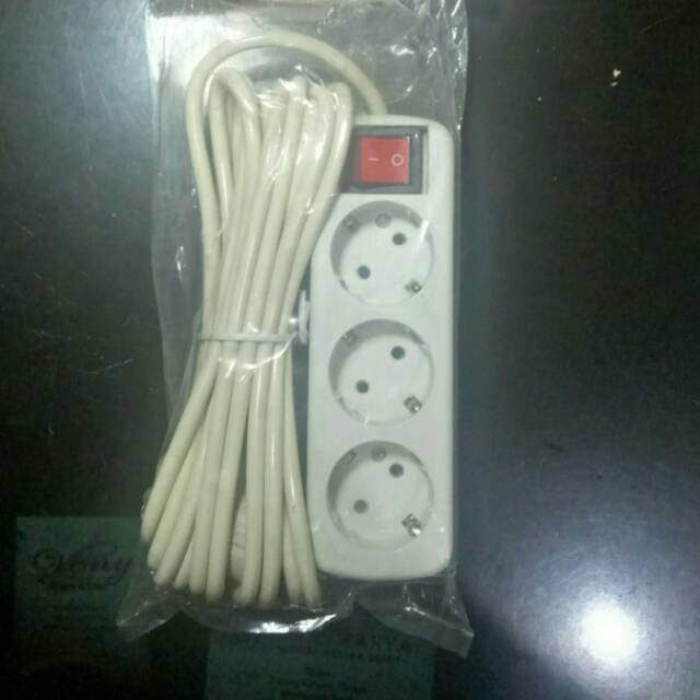 Jual Stop Kontak On/Off 3 Lubang 5 Meter | Shopee Indonesia