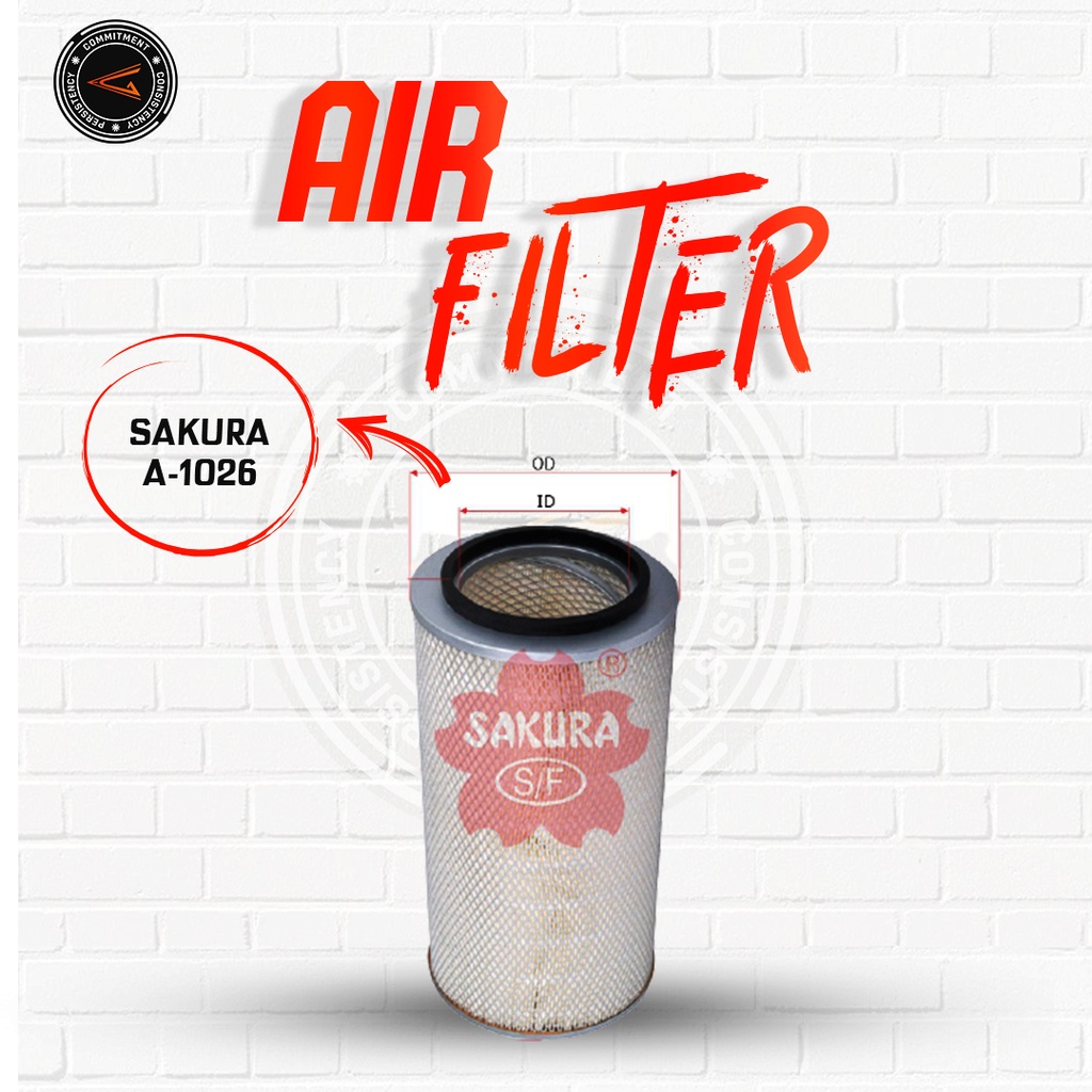 Jual Sakura Air Filter A-1026/ A1026 / Sakura Filter Udara - Nissan ...