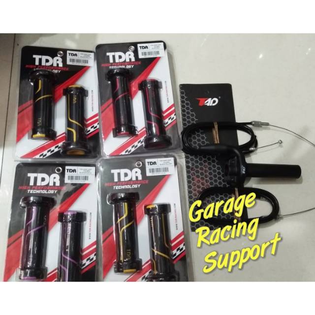 Jual GAS SPONTAN TAD RACING 2 KABEL MODEL XABRE FREE HANDGRIP TDR ...