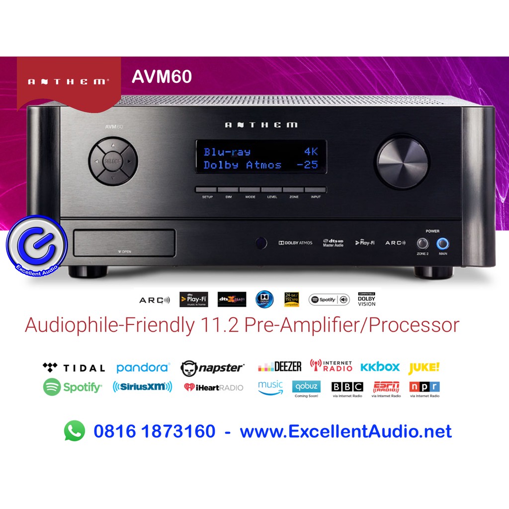 Jual Anthem AVM60 AVM 60 AV receiver processor home theatre Shopee