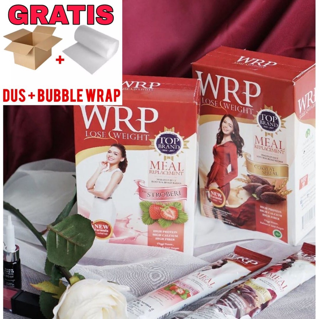 Jual WRP MEAL REPLACEMENT LOSE WEIGHT STROBERI KOPI COKLAT SEREAL MOCCA