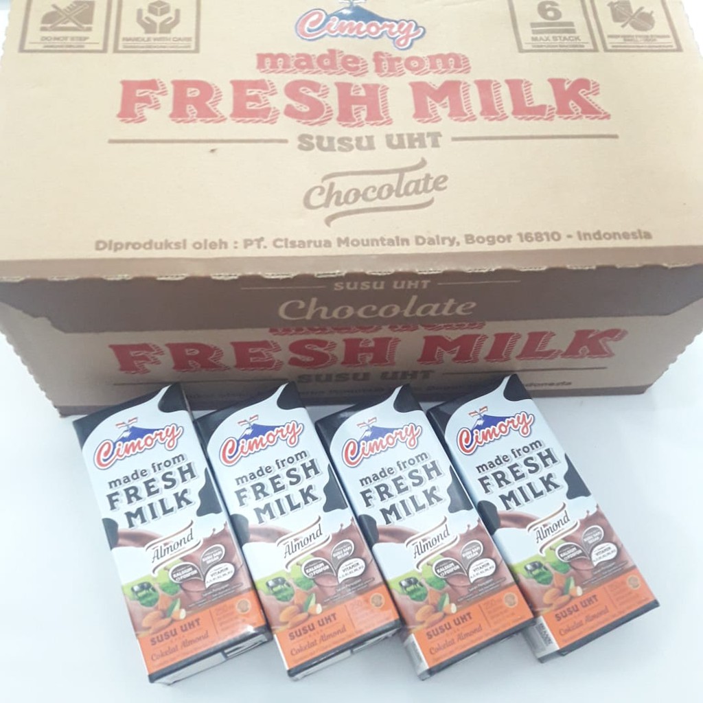 Jual Cimory Fresh Milk /Susu UHT 250ml Kartonan, 24pcs (Mei 2024 ...