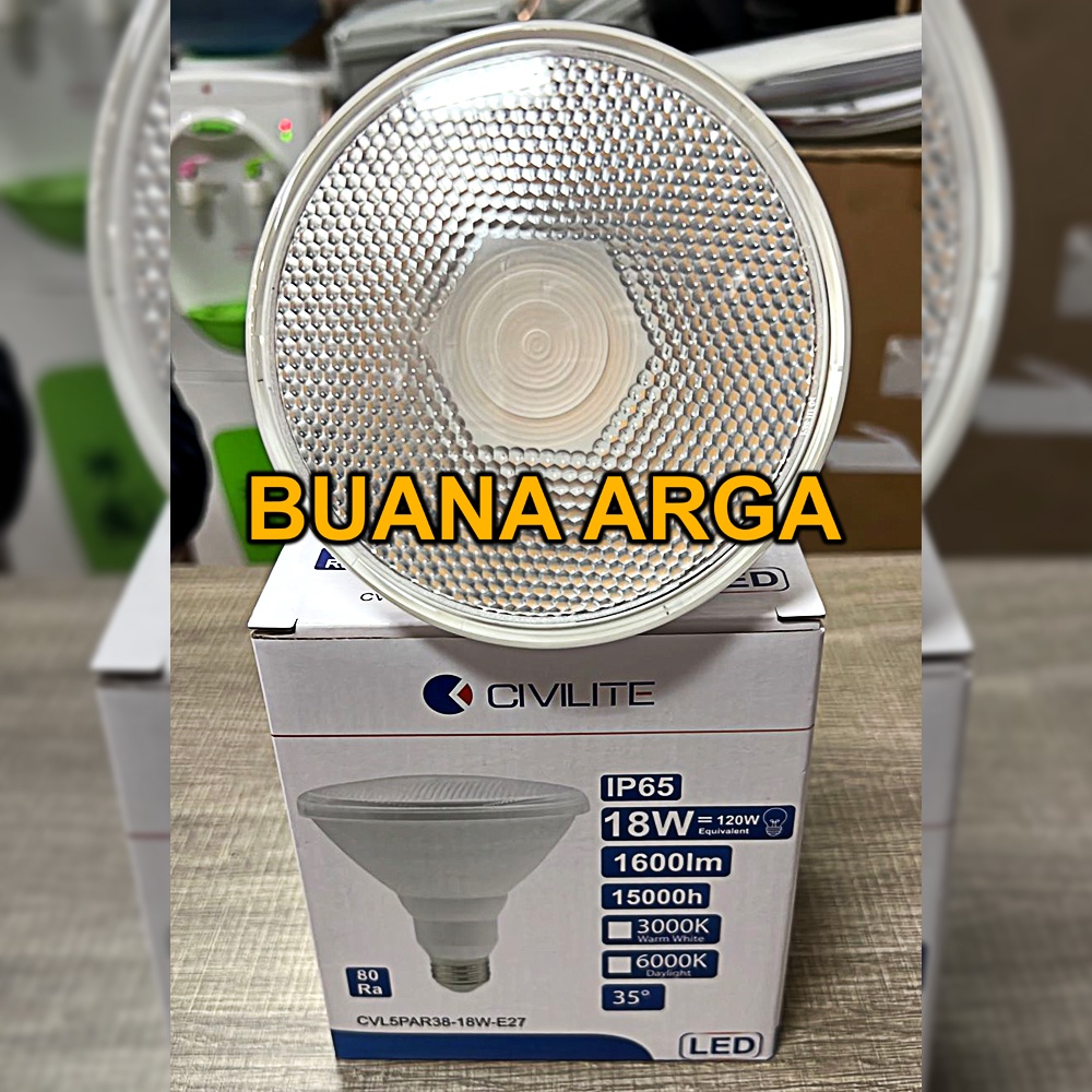 Jual Lampu Civilite 5 PAR 38 18W 220V | Shopee Indonesia