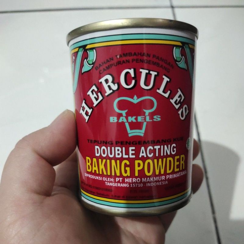 Jual HERCULES BAKING POWDER DOUBLE ACTING (TEPUNG PENGEMBANG KUE) 110GR Shopee Indonesia