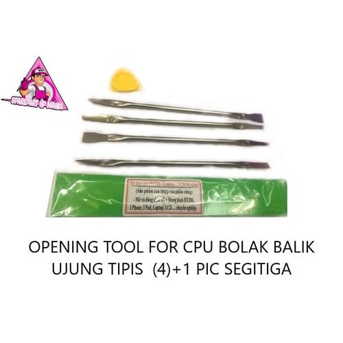 Jual Opening Tool For CPU Bolak Balik Ujung Tipis (4)+1 Pic Segitiga ...