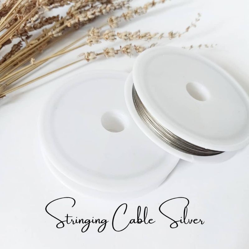 Jual STRINGING CABLE SILVER DAN GOLD UKURAN 0.38 PER ROLL | Shopee ...