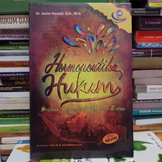 Jual Buku Original: Hermeneutika Hukum Sejarah - FIlsafat & Metode ...