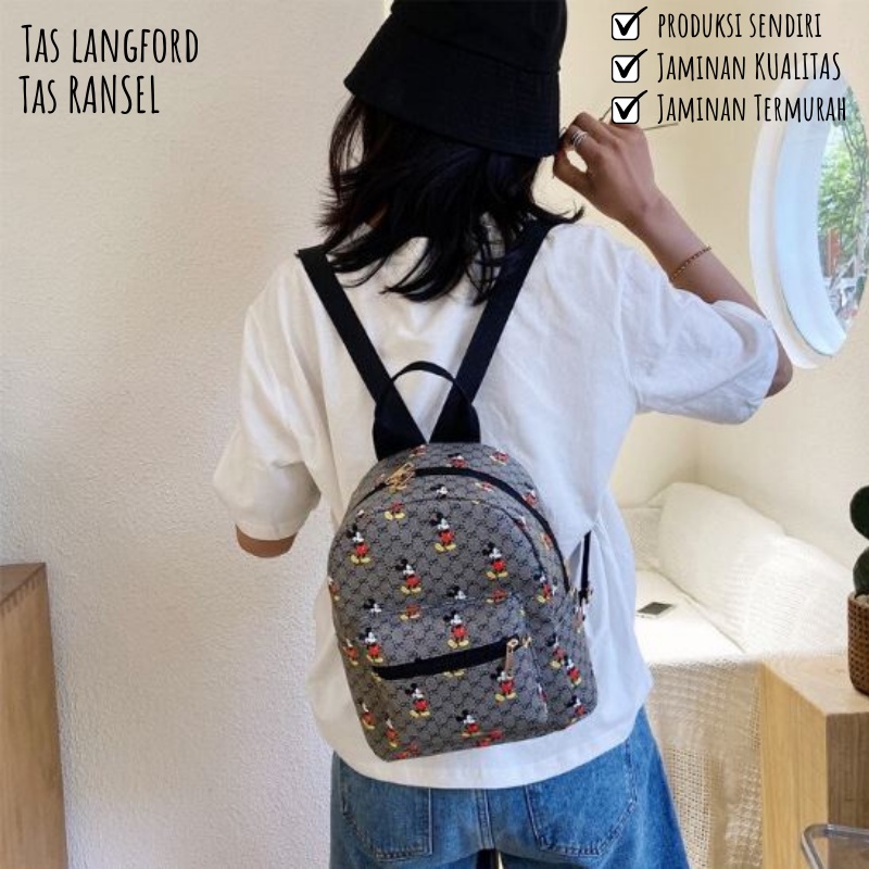Jual TAS RANSEL MINI MICKEY MOUSE BAHAN MICRO | Shopee Indonesia